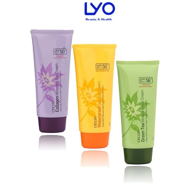 Kem chống nắng Cellio Waterproof Daily Sun Cream SPF50+ PA+++ 70g