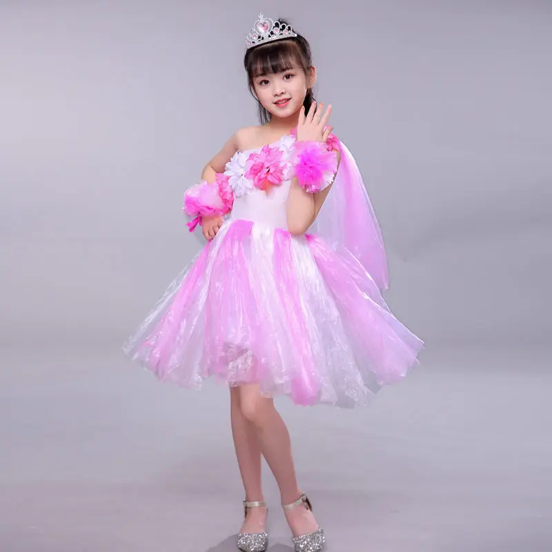 Quần Áo Trẻ Em Bé Gái, Bảo Vệ Môi Trường, Biểu Diễn Trình Diễn Thời Trang Và Catwalk, Phong Cách Tự Làm Bằng Tay, Thích Hợp Cho Mẫu Giáo, Cha Mẹ-Bé, Hàng Mới Về 6