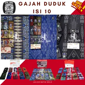 GROSIR 10 PCS SARUNG GAJAH DUDUK ASIA | ASIA KEMBANG | NUSANTARA BATIK | GAJAH DUDUK 1 DUS