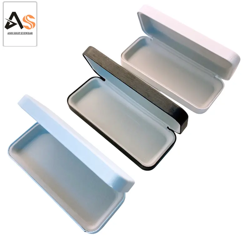Hộp kính chữ nhật cao cấp đựng vừa kính mát và kính cận A03 1