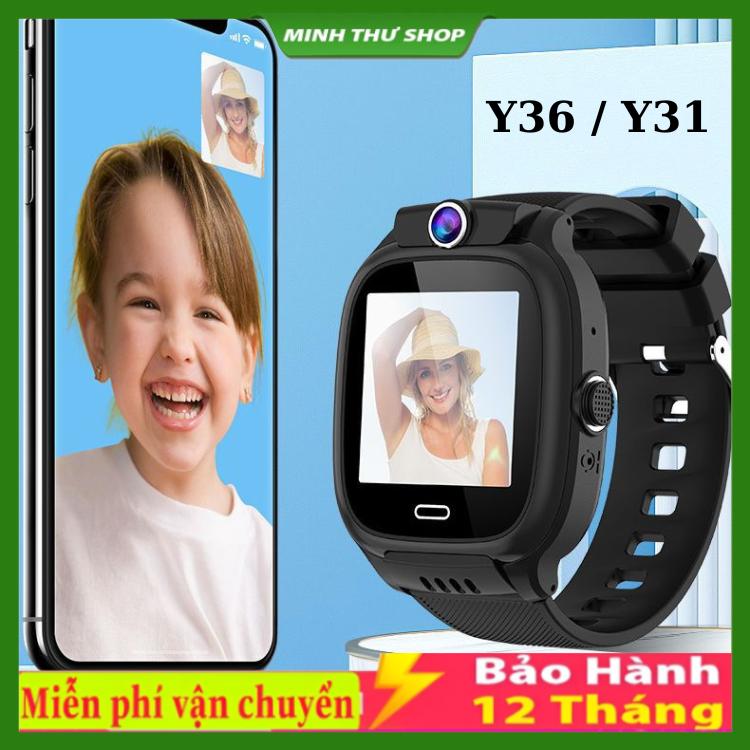 Đồng Hồ Thông Minh Trẻ Em Y31 Y36 Y92 Q12 4G Lắp Sim Nghe Gọi Khẩn Cấp SOS,Định Vị Cảnh Báo Nguy Hiểm Chống Nước PX7