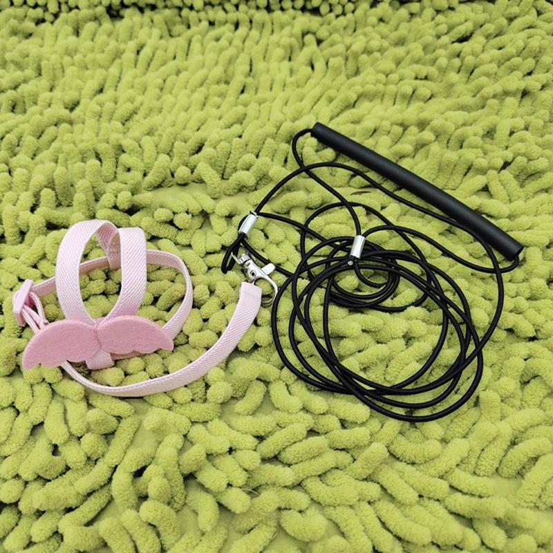 Product Introduction of Parrot Bird Flying Traction Rope Adjustable Ultra-light Harness Leash With Comfortable Handle For Cockatiel Small Birds hotsale 19