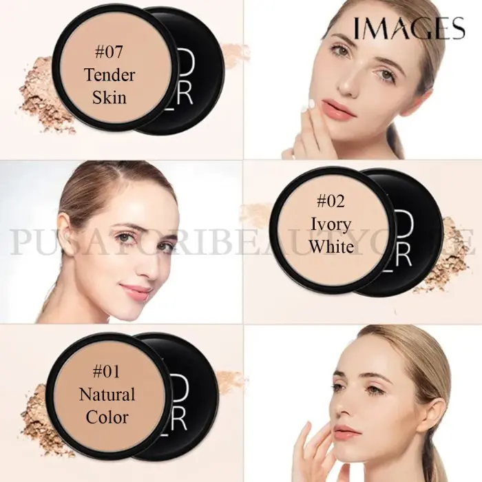 IMAGES Powder SADOER Bedak Korea Glowing Waterproof  16g 3