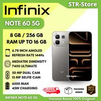 Gambar [Exclusive Creator] INFINIX NOTE 60 5G 8/256 GB GARANSI RESMI INFINIX NOTE 60 8/256 GB EXTENDED RAM UP TO 16 GB - Black dari STR STORE . Kota Tangerang 2 Tokopedia