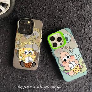 Suitable for iPhone 16 Pro Max phone case, new Apple 15 Pro Patrick Star, 14 cartoon, 13 cute, 12 painted