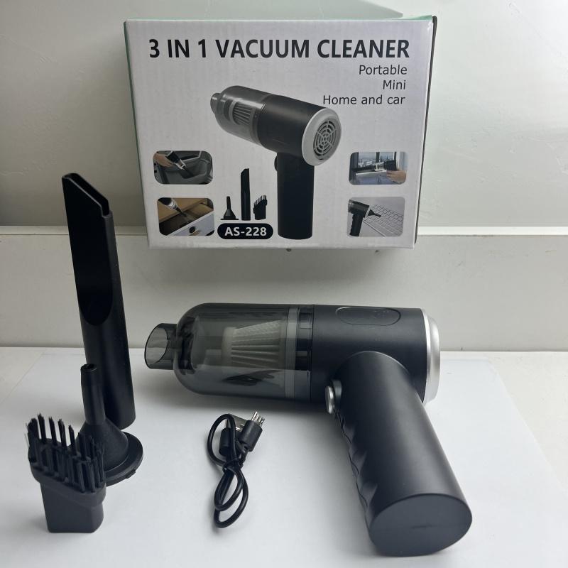 Product Introduction of Handheld Wireless Vacuum Cleaner, Usb Rechargeable Car Vacuum Cleaner, Strong Suction Vacuum Cleaner for Home, Car, and Desktop Durability Cleaning, Black 6