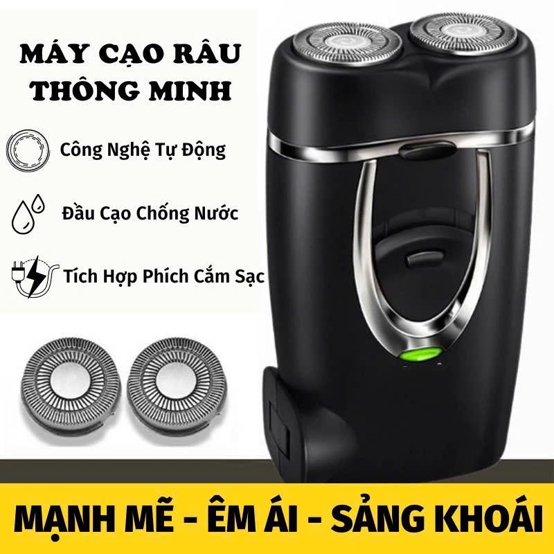 [ LK-188 ] Máy Cạo Râu Mini 2 Lưỡi Cạo Nổi - Máy Cạo Râu Đa Năng Đầu Cạo Chống Nước