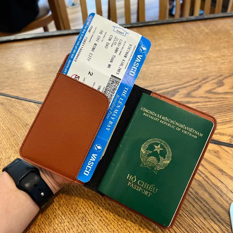 Ví Hộ Chiếu In Khắc Laser Tên , ví hộ chiếu, khắc tên, passportcover, ví đựng hộ chiếu 7