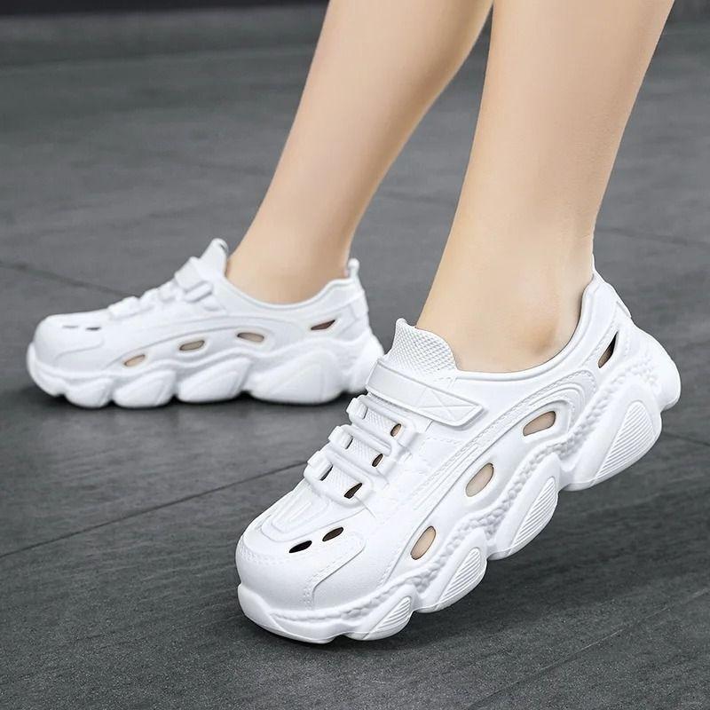 Product Introduction of Soft-soled hole shoes women's new summer-like EVA light non-slip heel slippers sandals beach high-value 11
