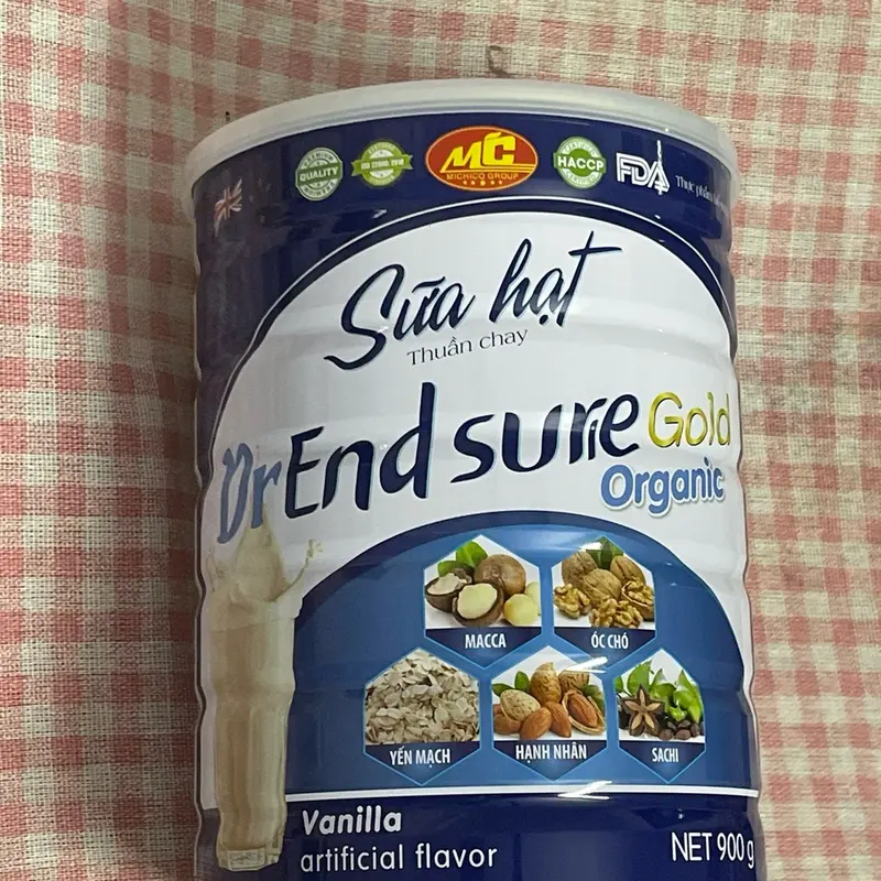 combo 3 hộp Sữa hạt End Sure Gold Hộp 900g 1