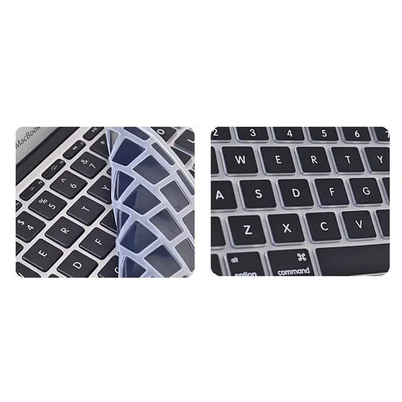 XSKN Silicone Keyboard Cover for Macbook Air 13/15 inch A1466 - RV89 Silikon 5