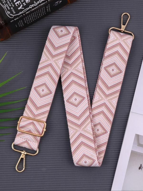 Fashionable Ethnic Pattern Design Bag Strap, Adjustable Shoulder Strap for Travel, Casual Versatile Bag Strap for Women & Men 6