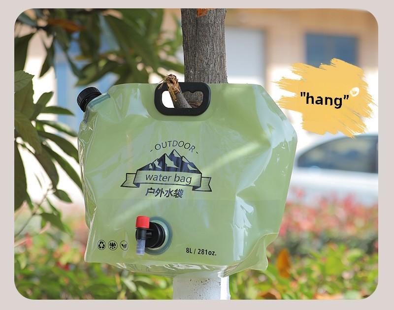 Product Introduction of Túi Lưu Trữ Nước Cầm Tay Có Thể Gập Lại, Dung Tích Lớn, Thích Hợp Cho Các Môn Thể Thao Ngoài Trời Và Cắm Trại, Leo Núi, Xô Nhựa Vòi, Túi Vòi Phun, Sức Chứa Lớn 3