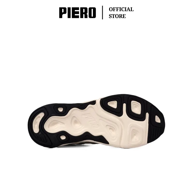 PIERO SEPATU SNEAKERS WANITA ERGO MOTION W OATMEAL GREY OFF WHITE PIE1000192 1
