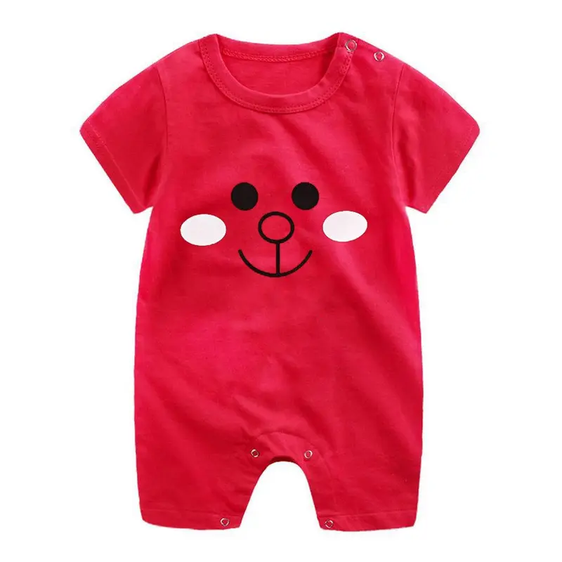 LKM103 Romper Bayi Laki-laki / Perempuan Lengan Pendek Jumper Pakaian Bayi [1KG 16PC] LITTLE KUMA Cotton Combed Katun  Newborn 5