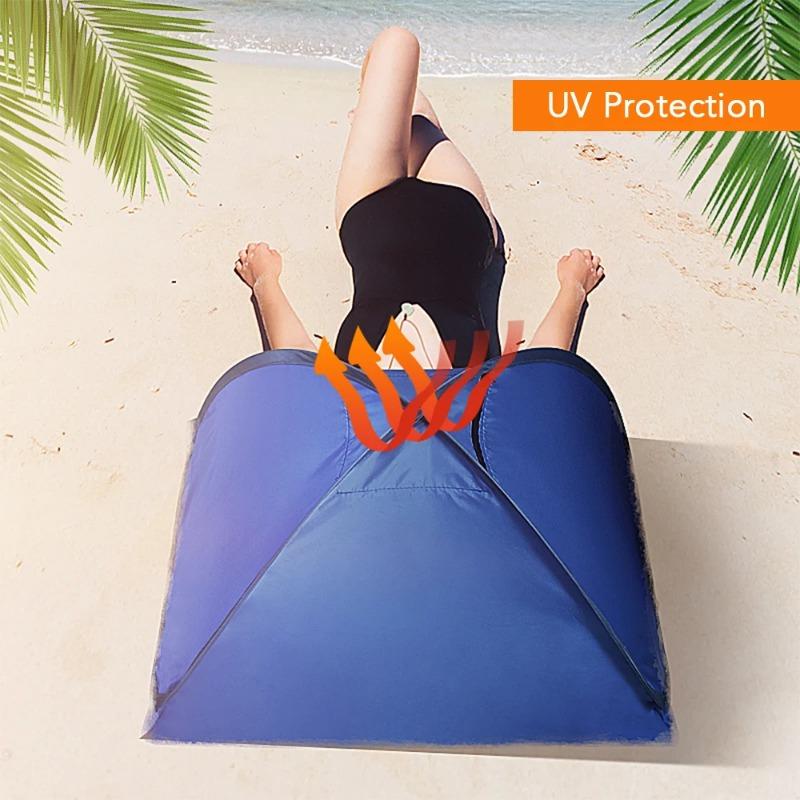 Product Introduction of Mini Beach Sun Shade Canopy Instant Outdoor Beach Tent Shelter with Carry Bag For Outdoor Camping Hiking Picnic Beach Tent 6