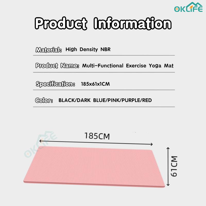 Product Introduction of [OKLIFE. SG]EVA Comfort Foam yoga matt for Exercise Yoga mat Yoga Mat Anti-skid Sports Fitness Mat Thick 21