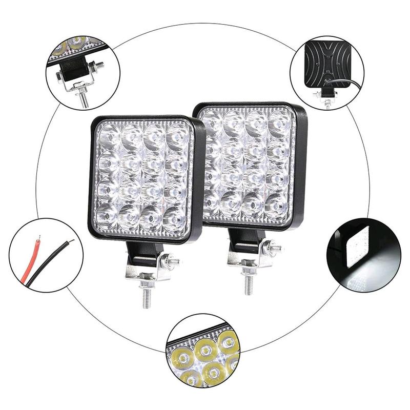 Lampu LED Tembak Spot Light Fog Mobil Truck Jeep SUV 1