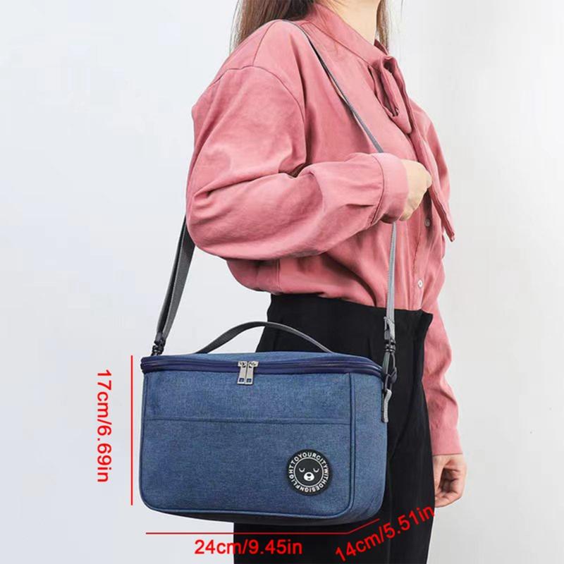 Product Introduction of Túi cách nhiệt, chất liệu vải Oxford mới, không thấm nước, thích hợp cho dã ngoại ngoài trời, túi đá, có Dây Đeo 16