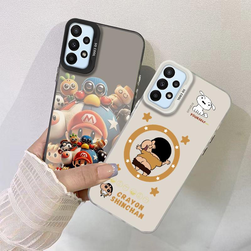 ốp lưng thẳng bên thời thượng Cạnh mềm Shin không gian sâu thẳm hình ảnh Áp dụng cho Ôp Điện Thoại Lưng samsung a23 case chống sốc chống Va Đập Vỏ Bảo Vệ dễ Vệ sinh JT0Y3