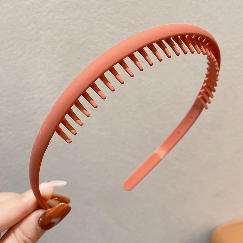 Toothed anti slip pressure broken hair simple hair clip headband 8