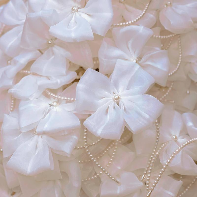  Bờm Ngọc Trai Cài Tóc Xinh Xắn Cho Bé Gái Kem Phụ Kiện Tóc 