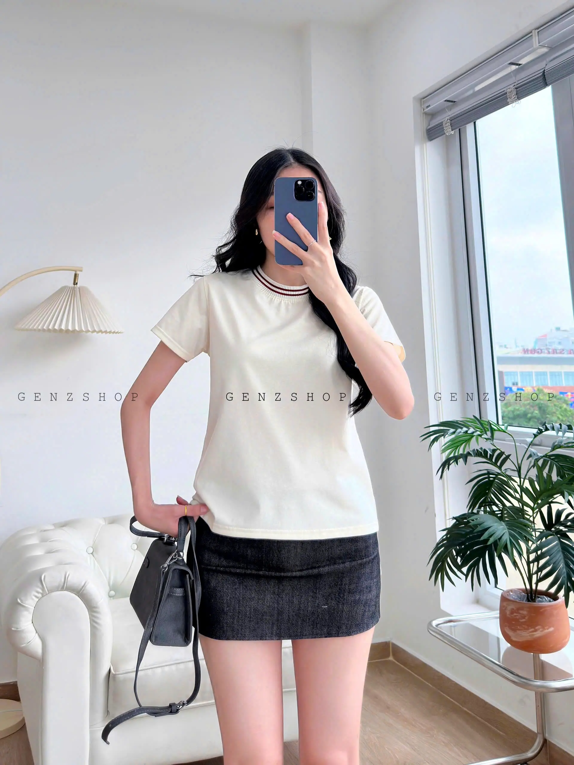 ÁO THUN CỔ PHỐI MÀU FORM BABYTEE TRƠN  ĐƠN GIẢN NĂNG ĐỘNG GENZBBT26 | BigBuy360 - bigbuy360.vn