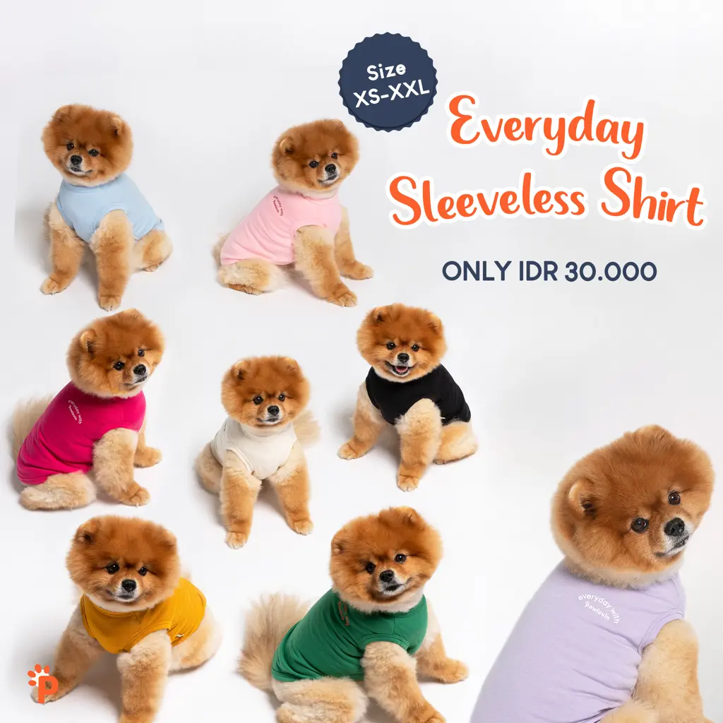 Pawlovin - Baju Kucing & Anjing Everyday Sleeveless Top