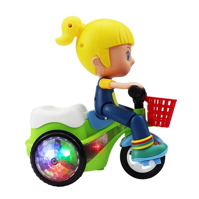 Music Rotating Stunt Tricycle Toy Electric Music Cool Tricycle Y7X6 7