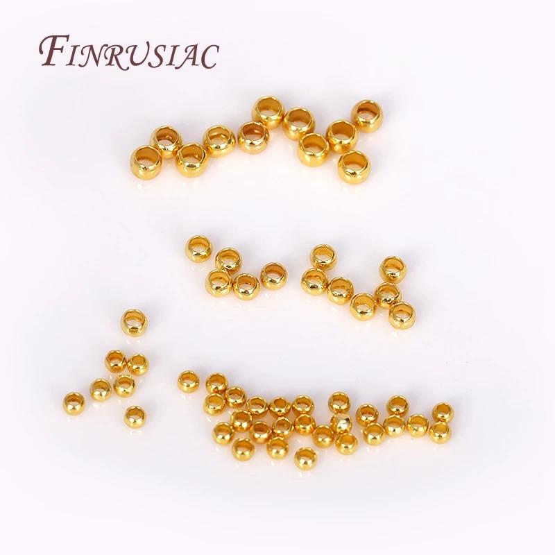 Product Introduction of High Quality Cylindrical Tube Crimp End Bead For Jewellery Making Supplies Wholesale 14K/18K Gold Plated 2mm Tube Crimp Beads 17