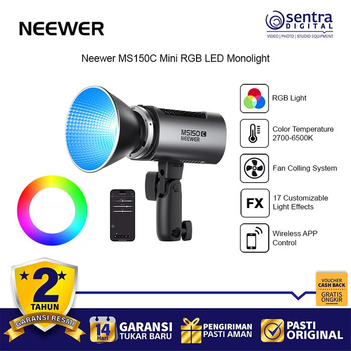 Gambar Neewer MS150C 150W Studio Mini RGB LED Video Continuous Light with APP Control For Live Streaming Video X01 dari Sentra Digital Kota Administrasi Jakarta Barat Tokopedia