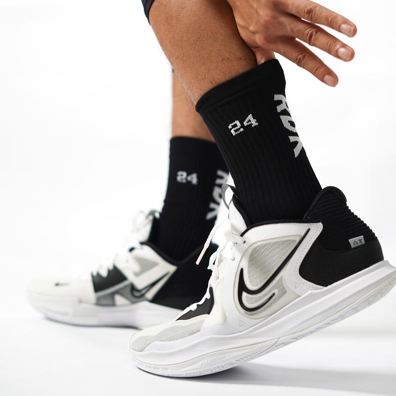  Combo 10 đôi Tất Thể thao Redikick RDK 24 S24004 Cotton Cổ cao Có đệm Chống hôi chân vớ bóng rổ bóng đá chạy bộ Gym Sport Tập Thể Dục 