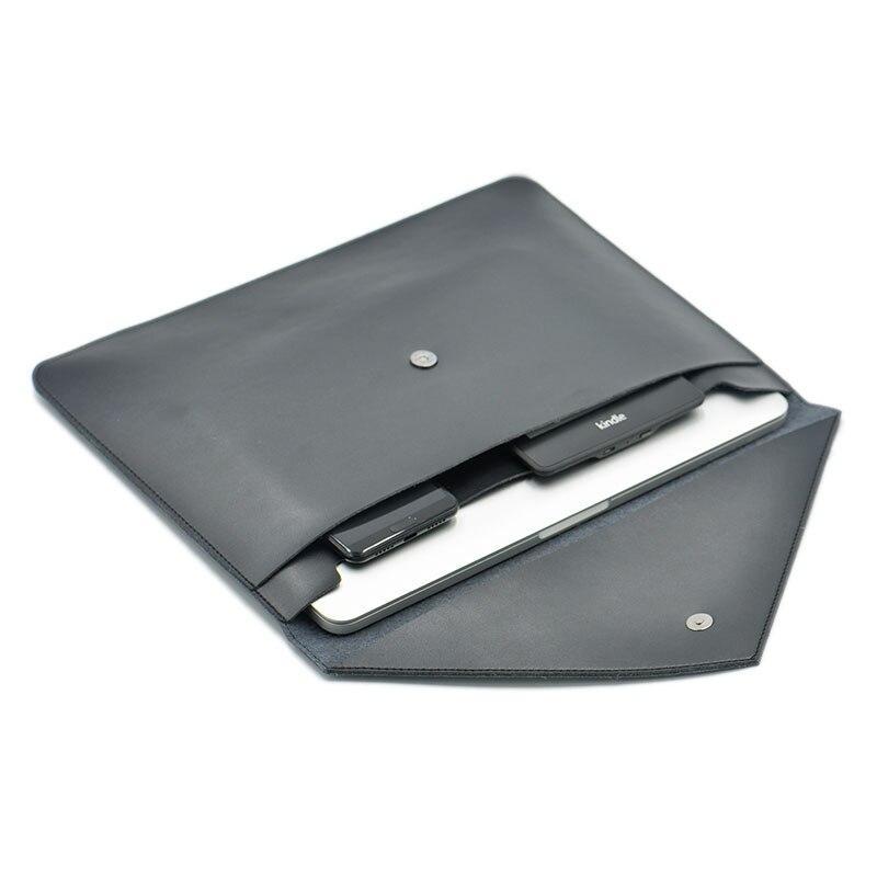 Product Introduction of 13.3 Inch Laptop Bag Case PU Leather Sleeve For M1 M2 MacBook Pro Retina Air 13.6 Dual Pocket Envelope Style Dell HP Pouch 24