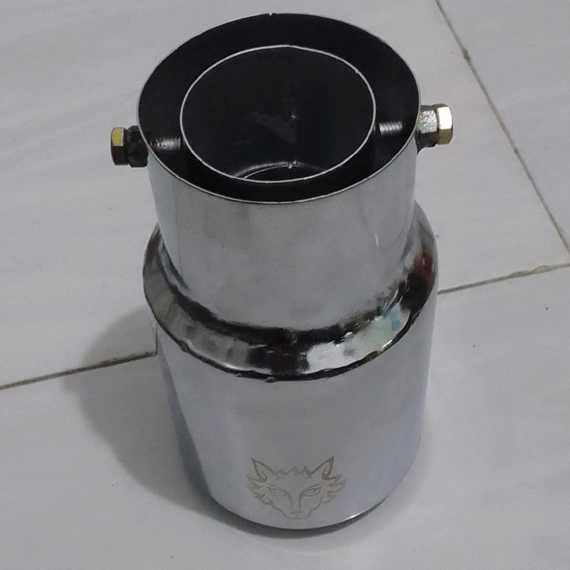 knalpot mobil serigala pemasangan model baud 9