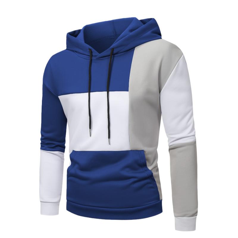 Casual Solid Patchwork Hooded Collar Tops(3 colors) Casual Solid Patchwork Hooded Collar Tops(3 colors)