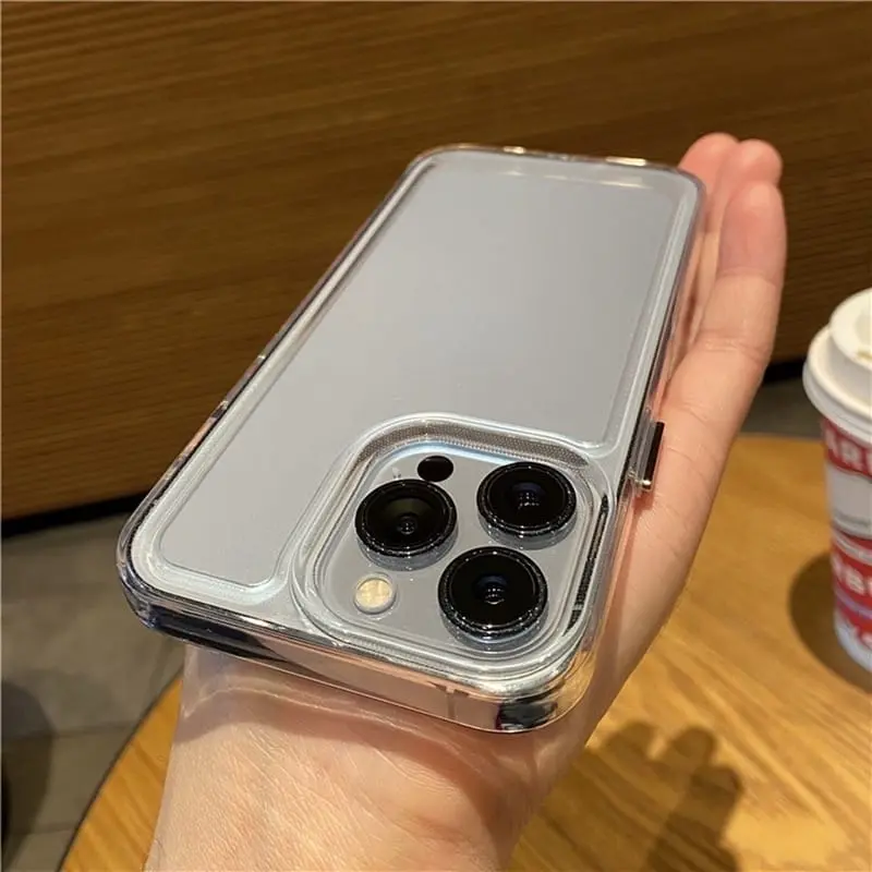 SP 0001 Case Armour HardCase Transparan For IPh0ne 7/8/SE2/7+/X//XS/XSMAX/XR/11/11PRO/11PROMAX/12/12PRO/13/13PRO/13PROMAX 0