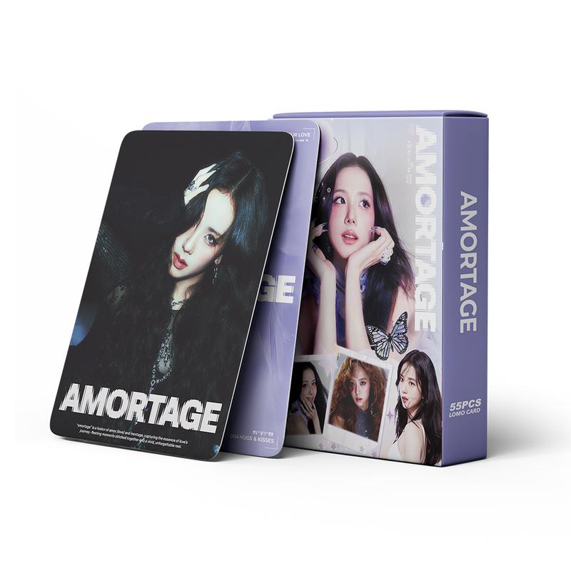 Thẻ LOMO Album Blackpink JISOO, LINXX, Nhóm Nhạc Nữ Kpop, Thẻ Ảnh, Bưu Thiếp, Đồ Sưu Tập Người Hâm Mộ, Bộ Quà Tặng Hàng Hóa, Nhãn Dán Giao Dịch, 55 Miếng 4
