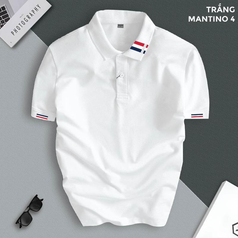 Áo phông MANTINO 4 cổ bẻ BASIC CVC vải cá sấu sang trọng, lịch lãm, thoáng mát…