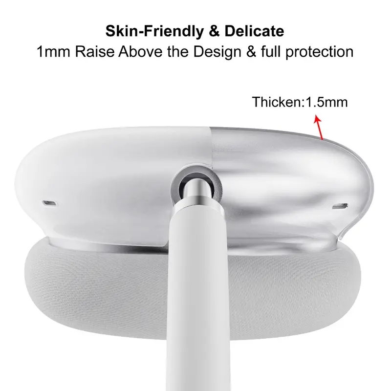 AB-【2pcs TPU Transparan】Soft Case Airpods Max Anti Gores/Airpods Max Headphone Cover 4
