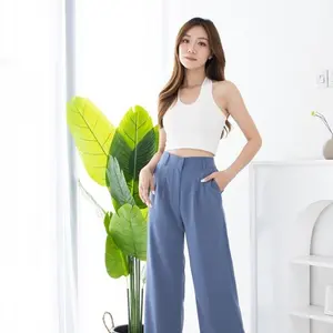 Velvet House - Hena Long Pants Wanita V1040 - celana wanita kekinian - Womenswear & Underwear - Women's Bottoms - Trousers