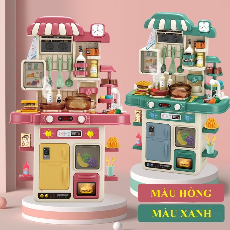Bộ Đồ Chơi Nấu Ăn Làm Bếp Cho Bé Gái Cỡ Lớn - Size Đại Có Khói Và Hiệu Ứng Nhiều Chi Tiết Cao Cấp Hộp Đẹp Toy bộ đồ chơi nấu ăn đổi màu Toy