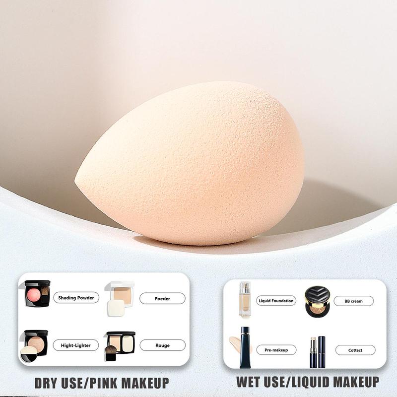 Product Introduction of Wet and Dry Makeup Sponge, Beauty Blender Makeup Sponges, Beauty Eggs Marshmallow Sponges, Cosmetic Products for Foundation Contour Powder Blush and Concealer 9