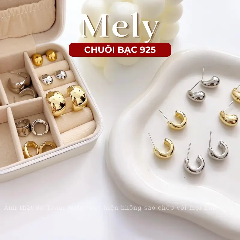Bông tai Hàn Quốc cá tính hiện đại dành cho nữ - MELY 802