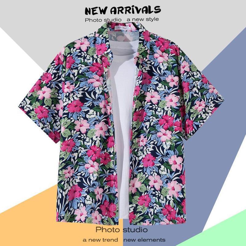 Product Introduction of Áo Sơ Mi Đi Biển Thường Ngày Dành Cho Nam Giới, Áo Sơ Mi ngắn Tay Áo Mỏng Mùa Hè, Áo Sơ Mi In Hình, Dáng Rộng Vừa Vặn, Áo Sơ Mi Hawaii Sành Điệu, Thích Hợp Cho Phụ Nữ, Năm 2025 9