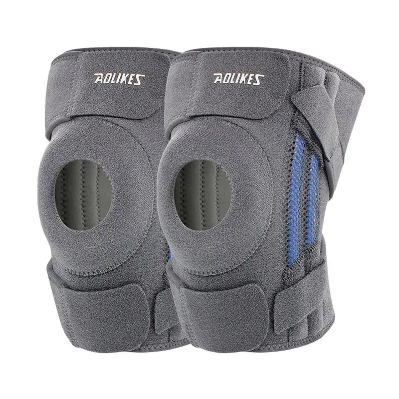 Nẹp Đầu Gối, AOLIKES, 1 Cặp, với Ổn Định bên, để Giảm Đau Đầu Gối, Hỗ trợ đầu gối Xương bánh chè, Thích hợp cho nam và nữ, Lý Tưởng cho các môn thể thao như Chạy, Bóng chuyền, Leo Núi 7