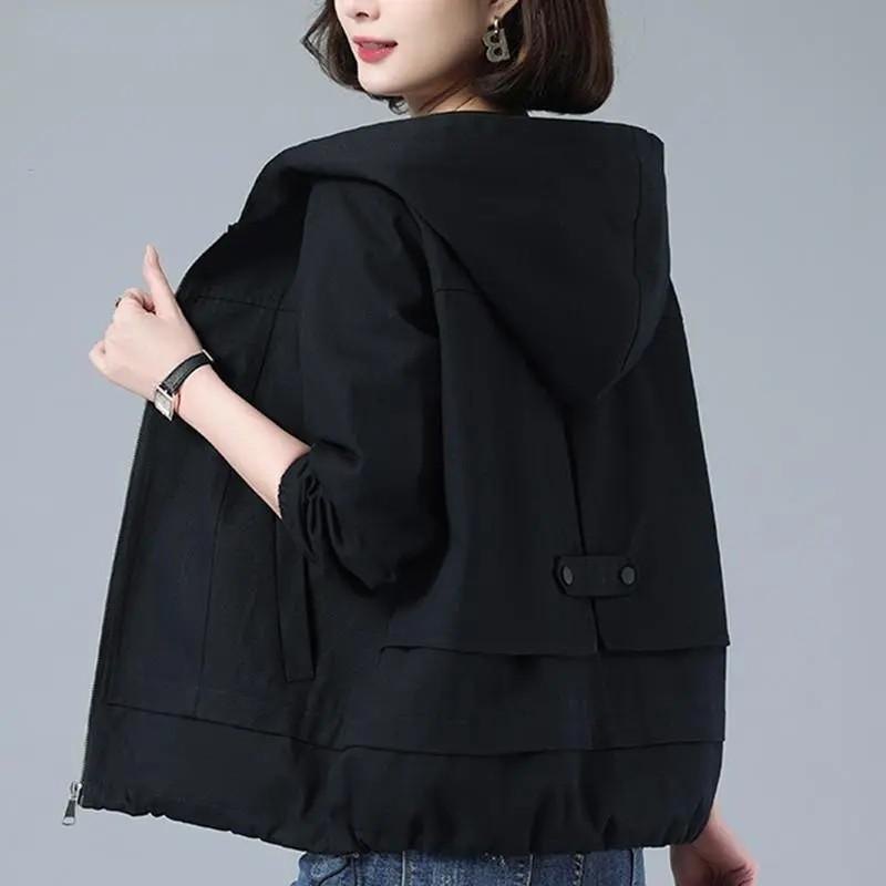 Product Introduction of JAKET WANITA CASUAL WINDBREAKER ALL MATCH HOODIE 4