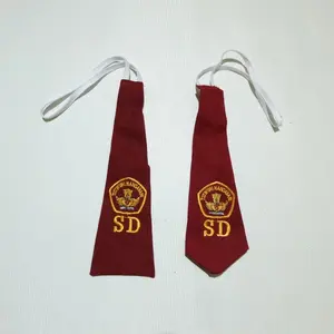 dasi skolah SD bordir nama, dasi sekolah anak sd pria wanita bisa pakai nama termurah