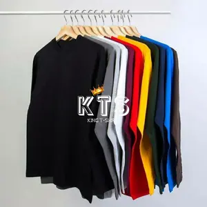 KAOS POLOS COTTON COMBED PREMIUM KAOS PRIA WANITA BAJU POLOS PRIA KAOS LENGAN PANJANG PE PRIA ROUND NECK Oblong Distro Katun Tangan Pendek Hitam Oversize Atasan Surfing