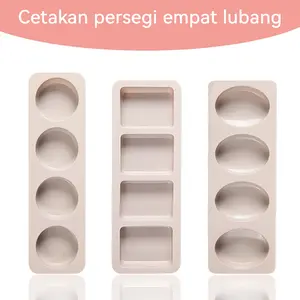 [COD] Cetakan Sabun Silikon Silicone Soap Mold Cetak Sabun Mandi Batangan