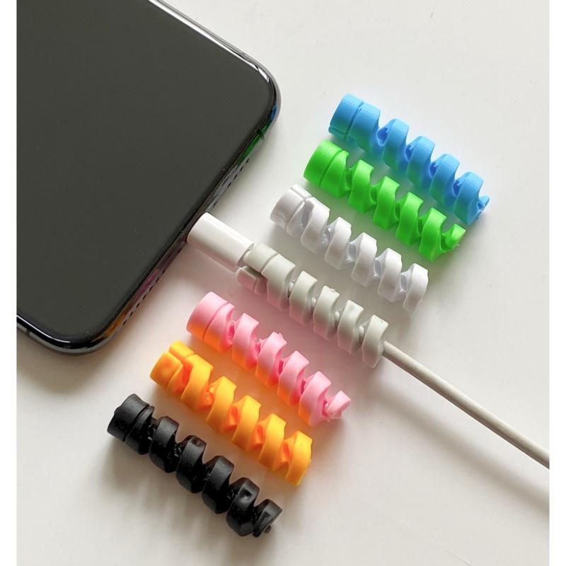 Sarung Pelindung Kabel Data TPR, Set 5PCS, Anti Lentur dan Mencegah ...